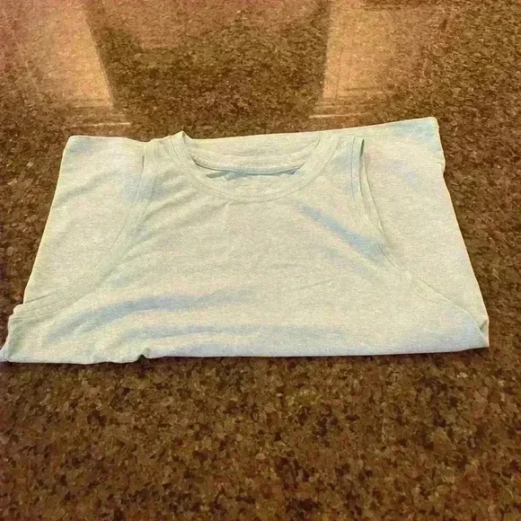 Athleta Tank Light Heathered Blue Small 17 inches pit to pit 22 inch length - Picture 6 of 6